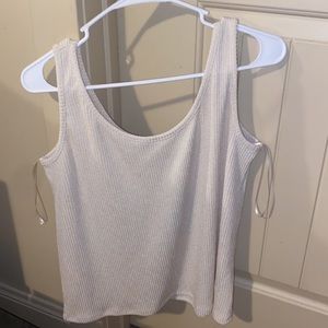 Bohme Cream cropped tank